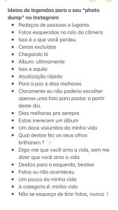 Inspiração para legendas: o que escrever nas fotos do Instagram?