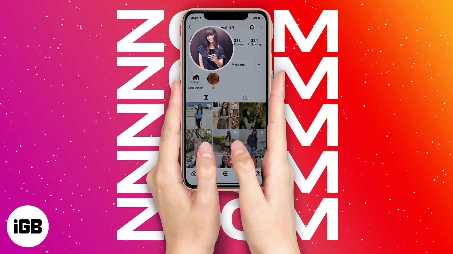 Dicas práticas para tirar o zoom da foto ⁤do Instagram fácil
