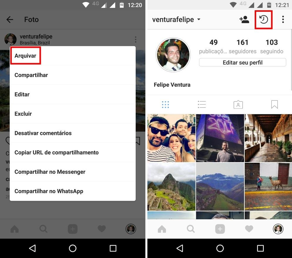 Onde encontrar as ‍fotos​ arquivadas no ⁢Instagram ‍facilmente